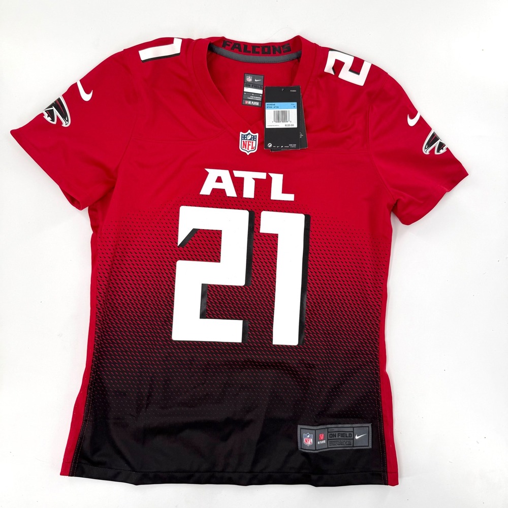 Nike Atlanta Falcons Jersey Womens Medium Red Todd Gurley II New NFL $120 MSRP